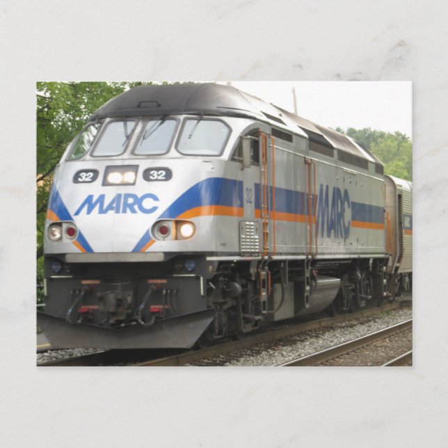 Pendlerzug Postkarte (Vorderseite)