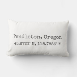 Pendleton, Oregon koordiniert Lumbar Pillow Lendenkissen