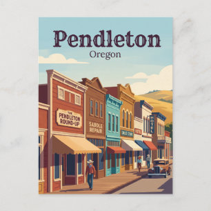 Pendleton, Oregon Postkarte
