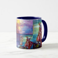 PENDRAGON Mittelalterliche Ritter, Sunset-See, Fan