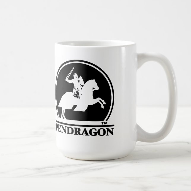 Pendragon stellt Logo-Tassen dar Tasse (Rechts)