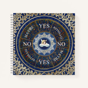 Pendulum Board Chart Divinity Game Angel Blue Notizbuch