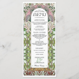 PENELOPE 01 A - Menü für Hochzeiten 1 Menükarte