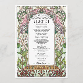 PENELOPE 01 A - Menü für Hochzeiten 2 Menükarte