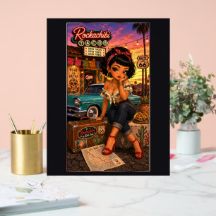 Penelope Chibi Rockabilly Acrylschild