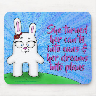 Penelope das Häschen, w/quote mousepad
