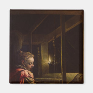 Penelope, das ihre Tapisserie annuliert Magnet