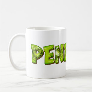 Penelope Name Kiwi Style Tasse Kaffeetasse