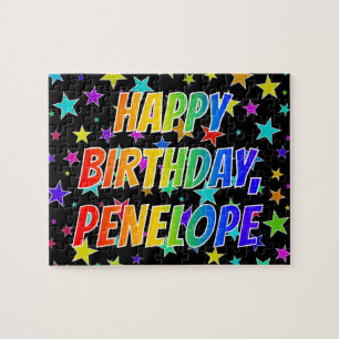 "PENELOPE" Vorname, Spaß "GLÜCKLICHER GEBURTSTAG" Puzzle