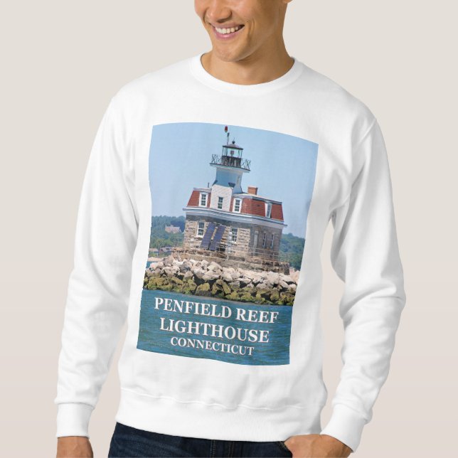 Penfield Reef Lighthouse, Connecticut Sweatshirt (Vorderseite)