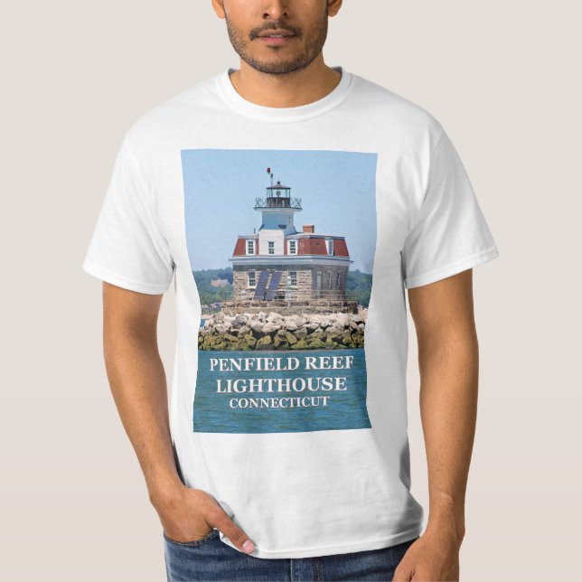 Penfield Reef Lighthouse, Connecticut T - Shirt (Vorderseite)