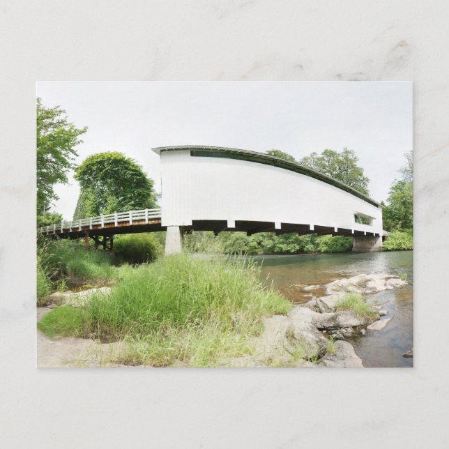 Pengra Covered Bridge Postkarte (Vorderseite)