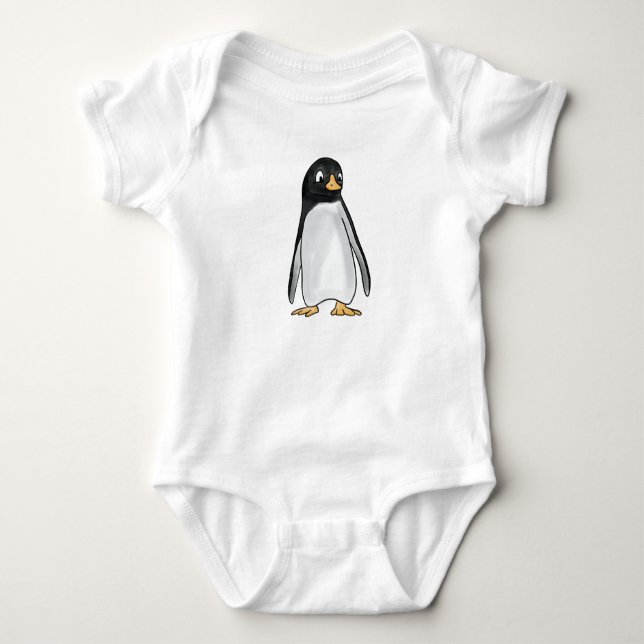 Pengu Baby Strampler (Vorderseite)