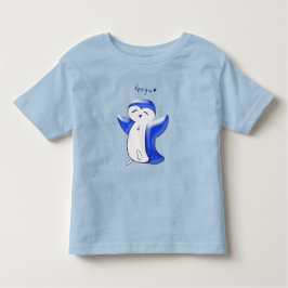 Pengu Happy Pinguin (blau) Kleinkind Tshirt