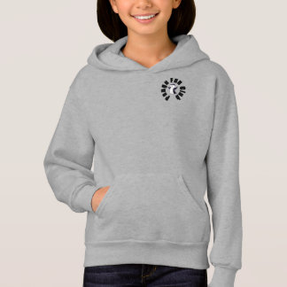Pengu Happy Pinguin Fun Club (Black-G) Kinder Hoodie