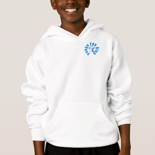 Pengu Happy Pinguin Fun Club Kids Hoodie (Vorderseite)