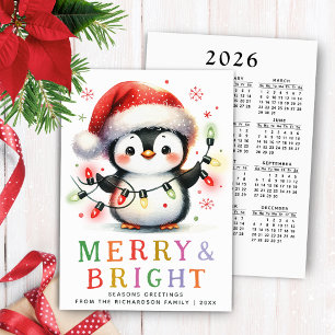 Penguin 2025 Kalender Frohe und helle Weihnachten