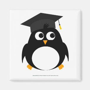 Penguin-Abschluss-Entwurf - quadratischer Magnet