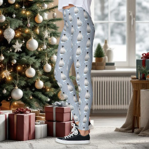 Penguin Art Nouveau Schneeflocken Leggings