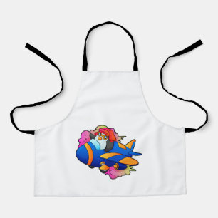 Penguin as Pilot with Plane Schürze