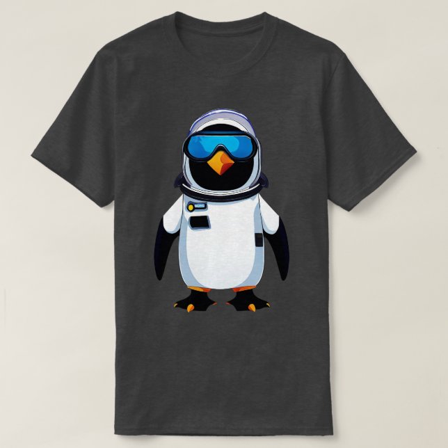Penguin Astronaut T-Shirt (Design vorne)