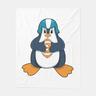 Penguin at Football Sports Fleecedecke