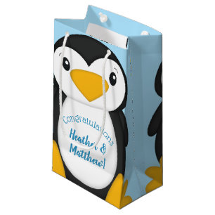 Penguin Baby Dusche Blue Kleine Geschenktüte