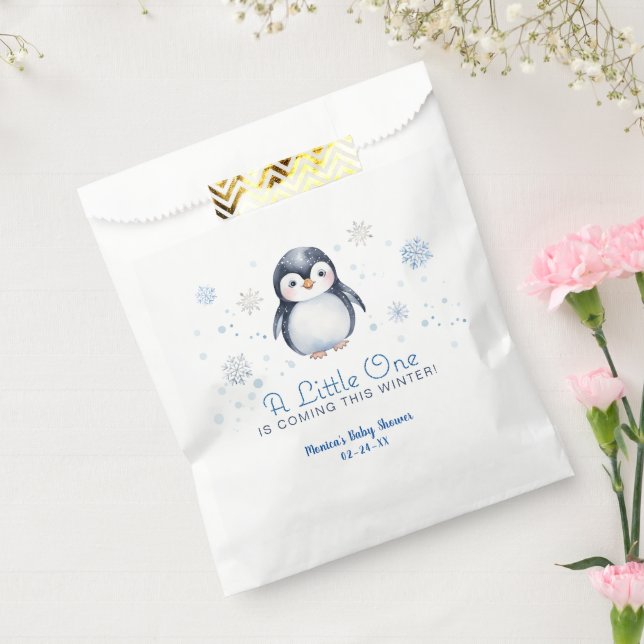 Penguin Baby Showtasche - Winter Geschenktütchen (Versiegelt)