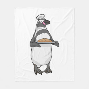 Penguin Baker Brot Fleecedecke