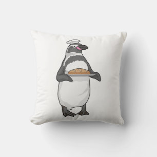 Penguin Baker Brot Kissen