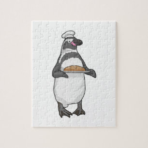 Penguin Baker Brot Puzzle