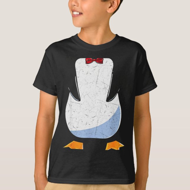 Penguin Belly Men Women Kids Penguin Costume  T-Shirt (Vorderseite)
