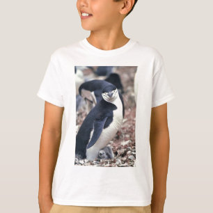 Penguin Bird Süße Tier Schwarz-weißes Wasser T-Shirt