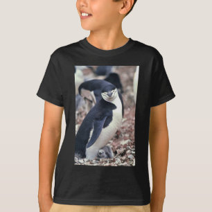 Penguin Bird Süße Tier Schwarz-weißes Wasser T-Shirt