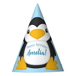 Penguin Birthday Party Partyhütchen