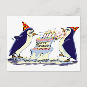 PeNgUiN BiRtHdAy Postkarte