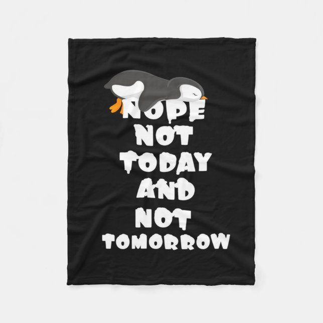 Penguin Blanket | Pinguin Lover Blanket  Fleecedecke (Vorderseite)