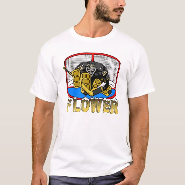 Penguin-Blumen-T - Shirt (Vorderseite)