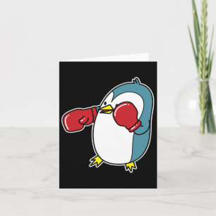Penguin Boxing Karte