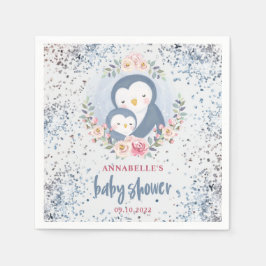 Penguin Boy Baby Dusche Serviette