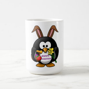 PENGUIN BUNNY "HAPPY EASTER" TASSE
