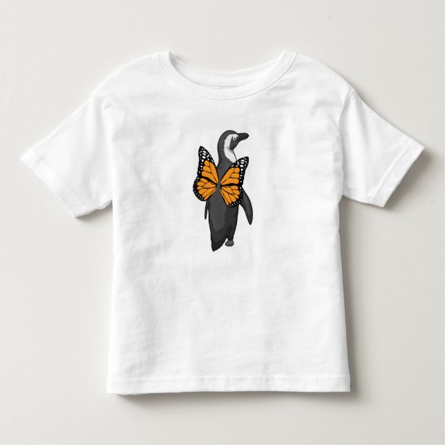 Penguin Butterfly Flügel Kleinkind T-shirt (Vorderseite)