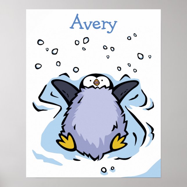 Penguin Chick Angel Poster (Vorne)