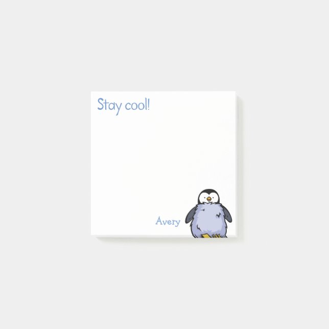 Penguin Chick Big Notes Post-it Klebezettel (Vorderseite)