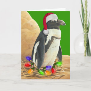 Penguin Christmas Card Feiertagskarte