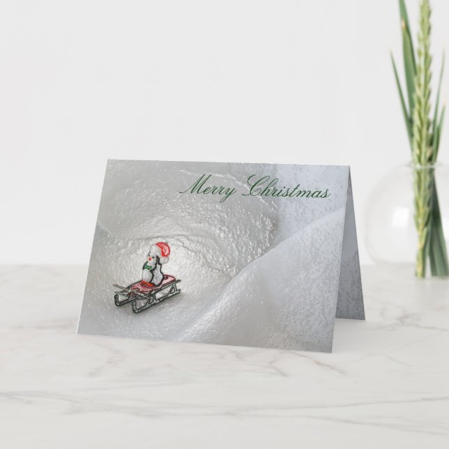 Penguin Christmas Card von Janz Feiertagskarte (Vorderseite)
