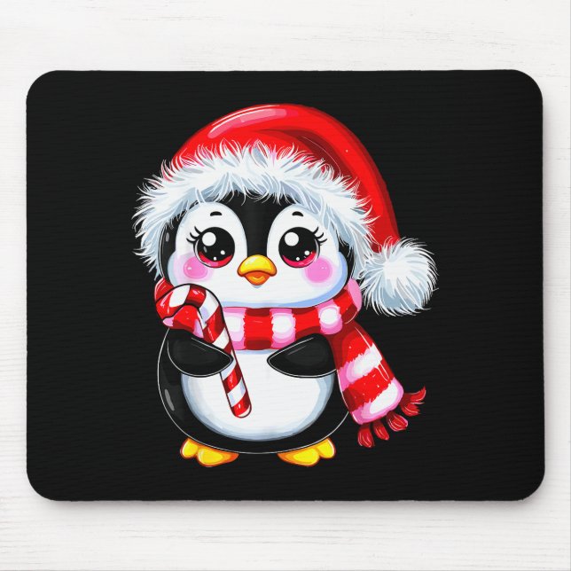 Penguin Christmas Lover Uni-adult Black Small Mode Mousepad (Vorne)