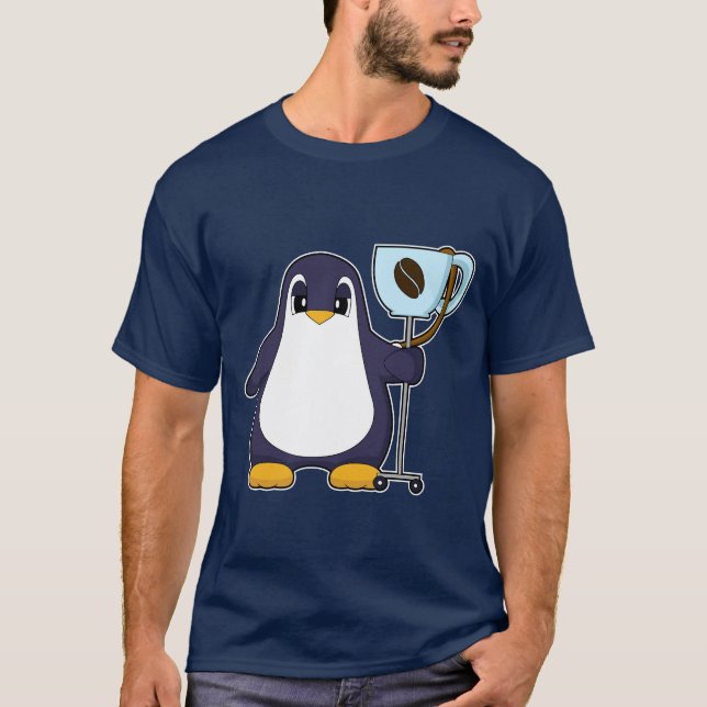 Penguin Coffee Mug T-Shirt (Vorderseite)