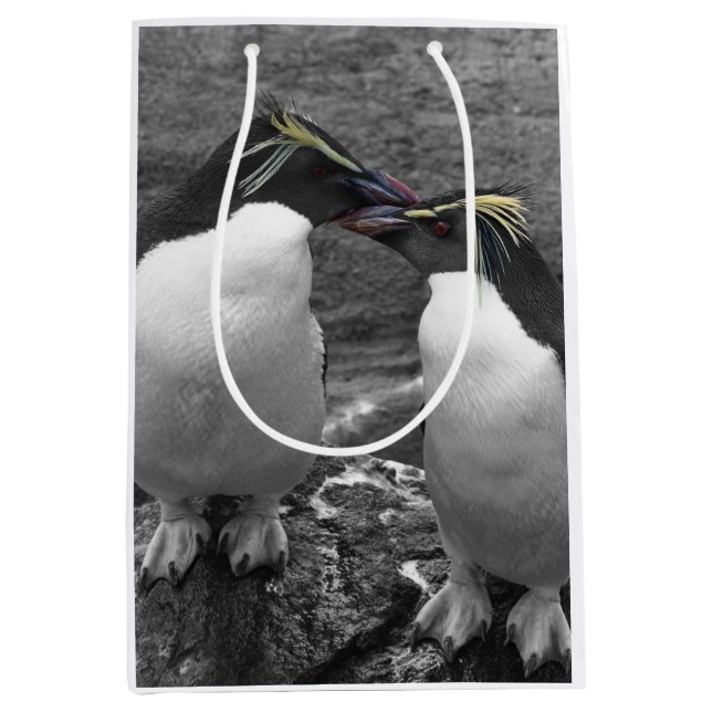 Penguin Colour Splash Mittlere Geschenktüte (Vorderseite)