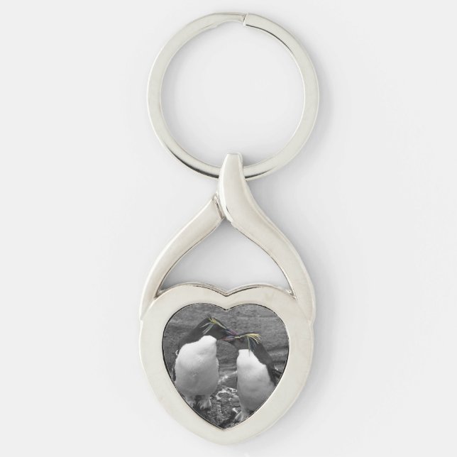 Penguin Colour Splash Schlüsselanhänger (Vorderseite)